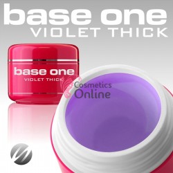 Gel UV Base One Silcare Violet 3 in 1 Thick Violet vascos 250 ml + 1 Oja semi Colorit! Cadou